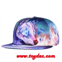 Cartoon Digital Printing Flat Peak Cap